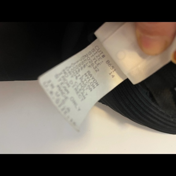 tadashi shoji black halterneck top size 14 - Picture 6 of 6